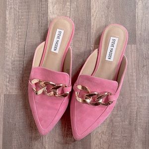 Steve Madden pink pointy flats
